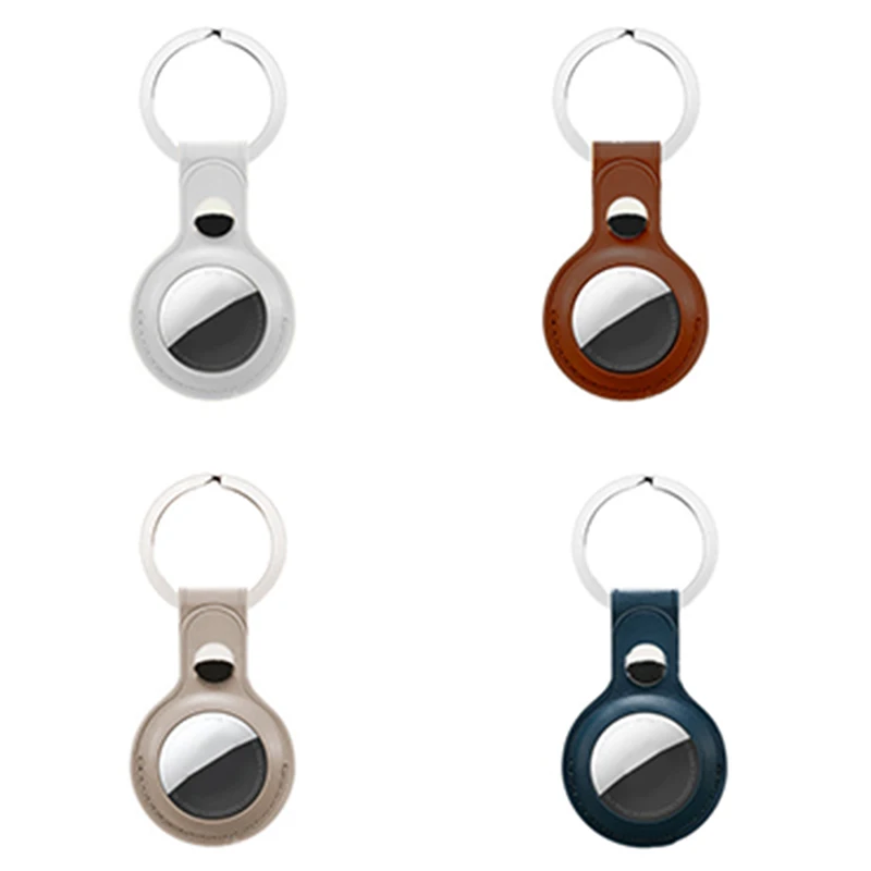 

Hoge Kwaliteit Leather Case Voor Beschermhoes Locator Tracker Anti-Verloren Apparaat Sleutelhanger Beschermen Mouw