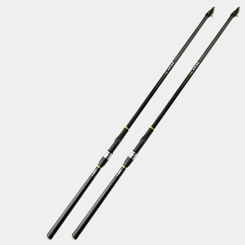 4# Rock Fishing Rod 3.6m 4.5m 5.4m Telescopic Fishing Sticks Carbon Fiber Peche En Mer Ultralight Hard Spinning Canne enlarge