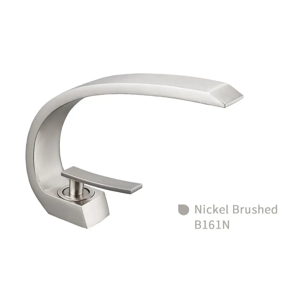 Nickel Brushed SOGNARE смеситель для раковины для ванной комнаты, кран для раковины, белый смеситель для раковины, водопроводный кран, водопроводный кран для раковины - Цвет: Nickel Brushed