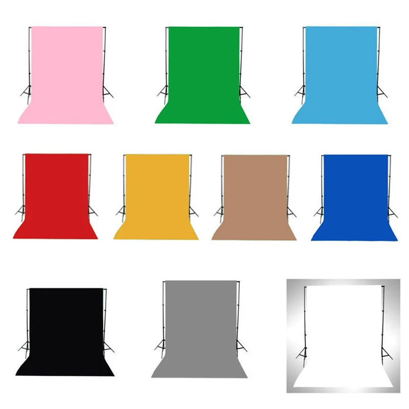 

Photography Studio Green Screen 1.5X1/2/3/4M Meter Chroma Key Photograph Background Non Woven Photo Studio Lighting 10 Colors