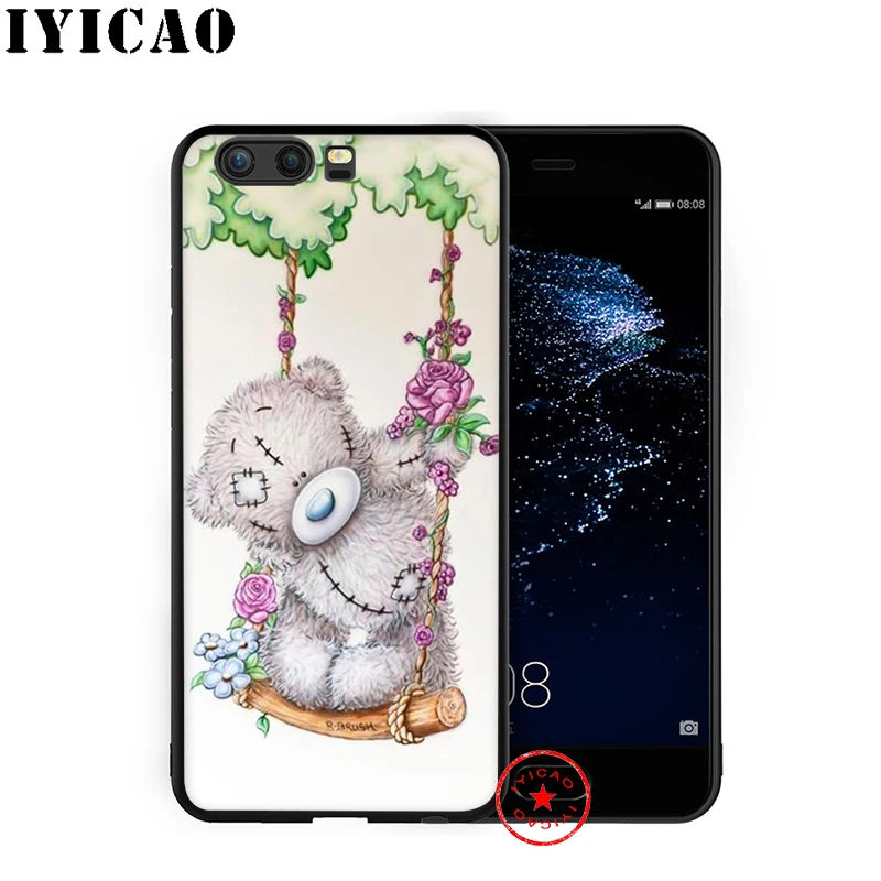 Мягкий черный Чехол tatty teddy Bear для Huawei Mate 30 Lite Pro Y9 Y7 Y6 Prime 2018 2019 чехол телефона |