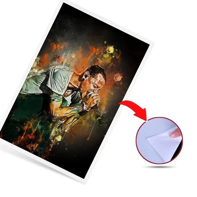 

Canvas Poster Singer and Musician Wall Art Print Painting Wall Pictures Bedroom Decor No Frame