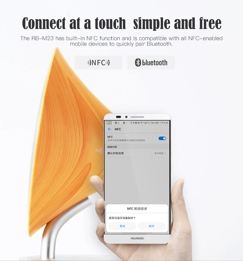 Remax Bluetooth 4,2 Hifi аудио Настольный стерео беспроводной Bluetooth динамик NFC Bluetooth динамик контактная кнопка дизайн Встроенный Au