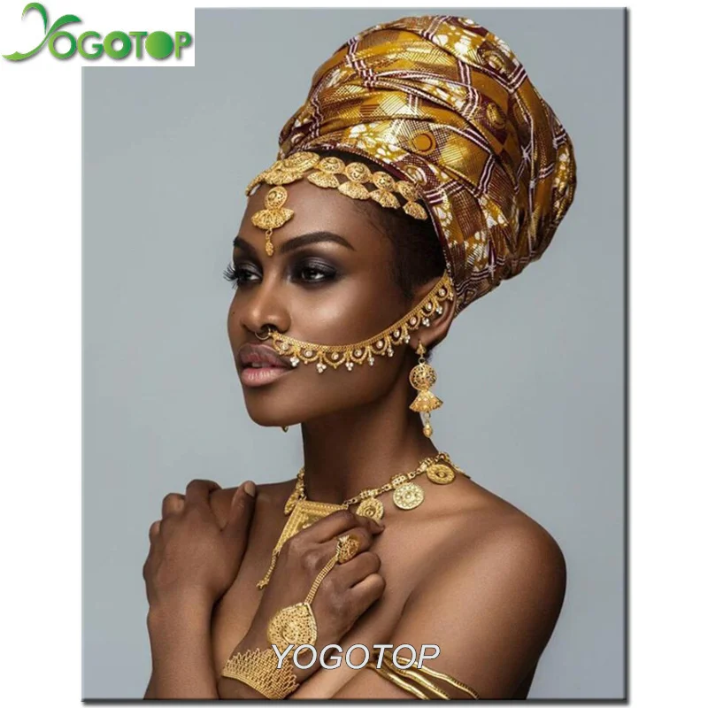 Алмазная живопись сделай сам для африканских женщин стразы полная вышивка