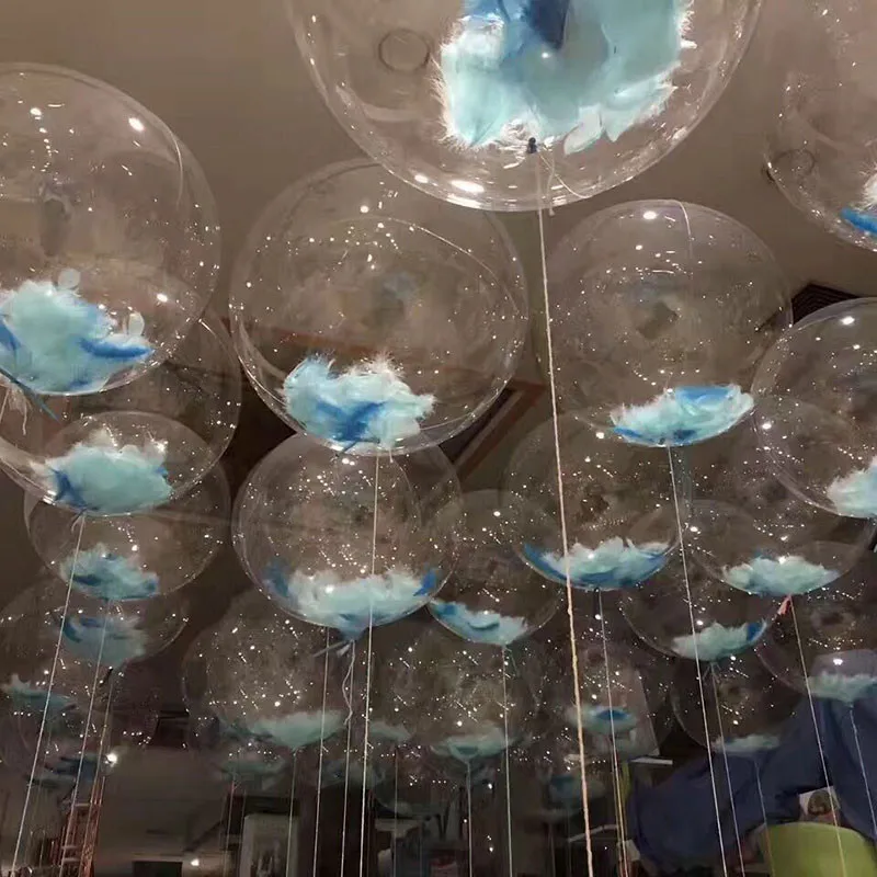 1 шт. украшение для дня рождения свадьбы прозрачный шар из ПВХ надувной Гелиевый