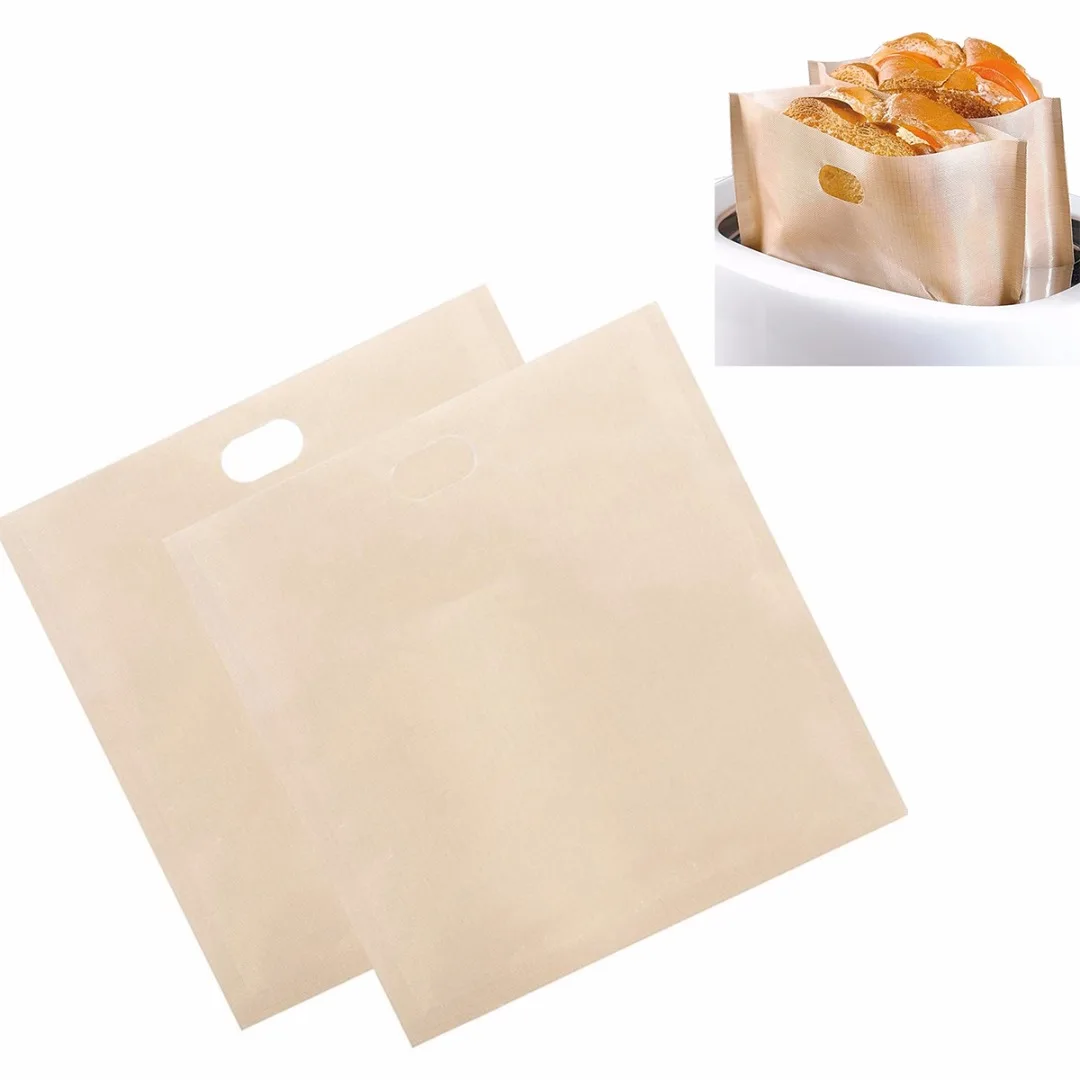 2 предмета сэндвич-тостеры тостов сумка с карманами многоразовые термостойкие