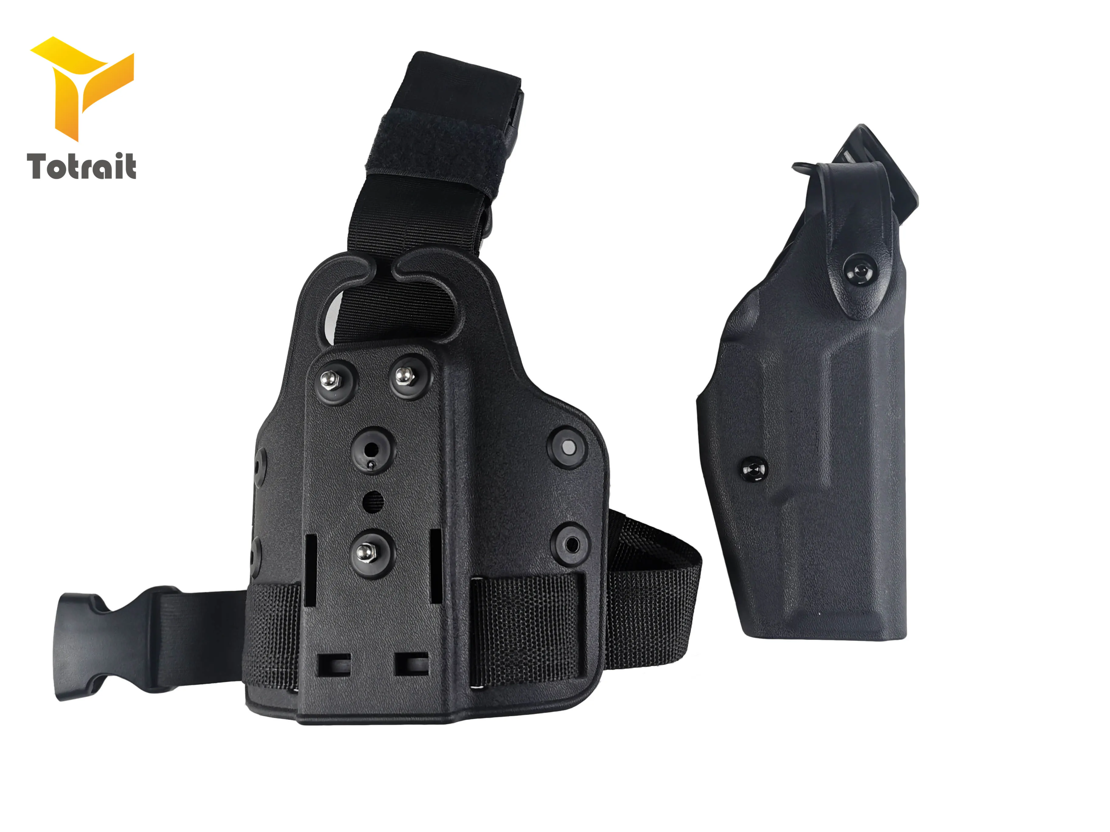 Airsoft Safarilands пистолет Glock17 19 22 23 31 Ремень Кобуры вспышка светильник для правой руки использовать ножной кобура светильник подшипник glock кобура