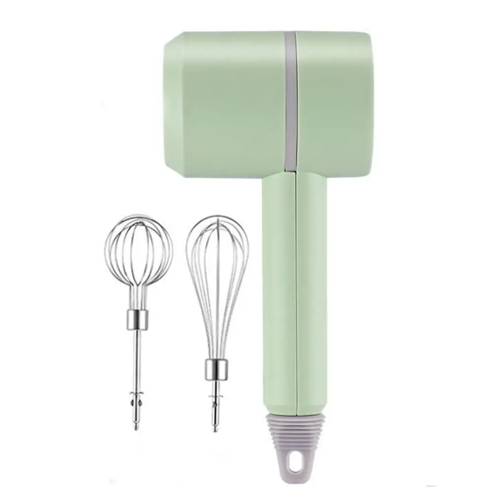 

2021 New Wireless Portable Electric Food Mixer Hand Blender 3 Speeds High Power Dough Blender Egg Beater Hand Mixer