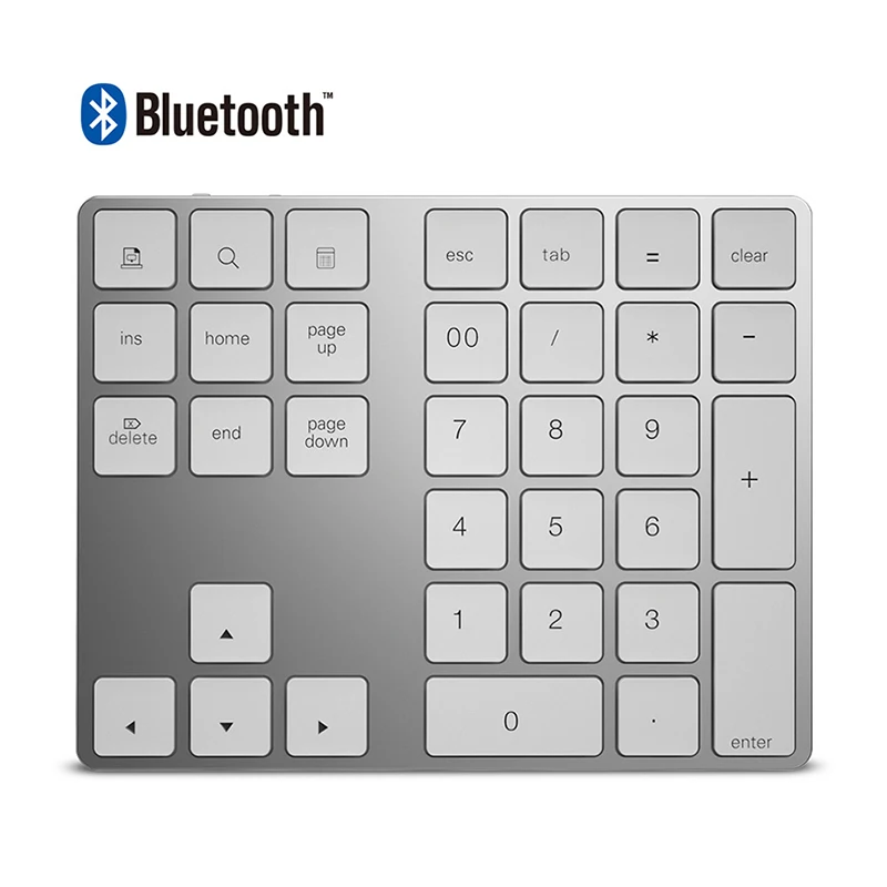 Беспроводная цифровая мини клавиатура 34 клавиши Bluetooth 3 0 для ПК Macbook|Клавиатуры| |