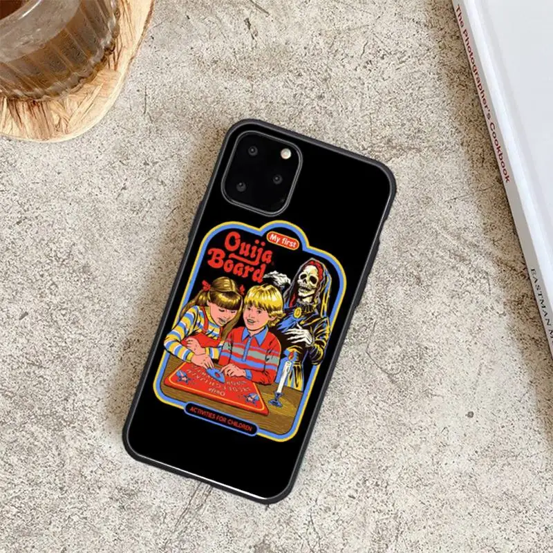 

Funny Halloween Satan Vintage Let's Summon Demons Black Soft Phone For Iphone 6 6s 7 8 Plus XR X XS XSmax 11 12 Pro Mini Max