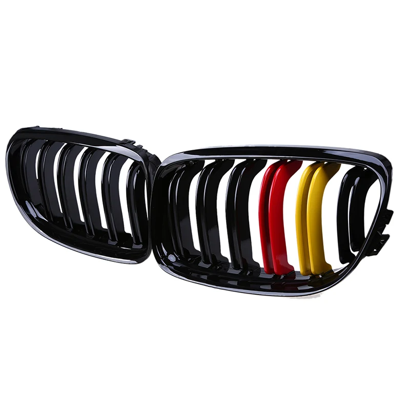 Posbay Передняя глянцевая черная красная желтая почковая решетка для BMW 3 Series E90