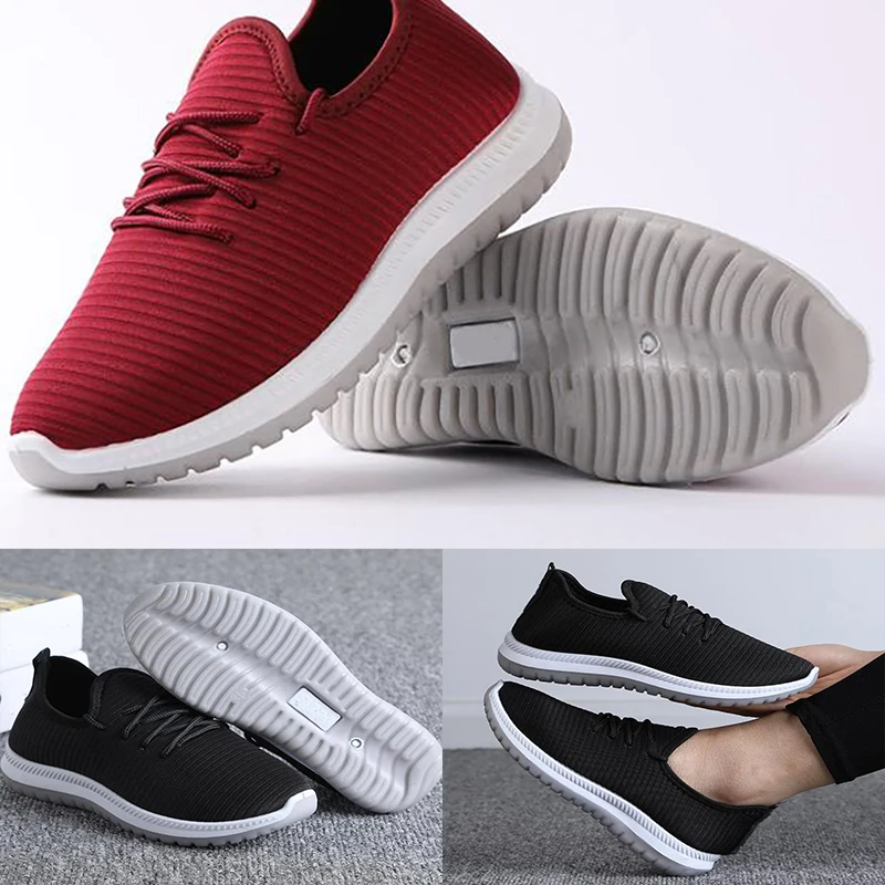 

Новая женская Тканевая обувь для мужчин среднего и пожилого возраста обувь на мягкой подошве легкая повседневная обувь от производителя оп...