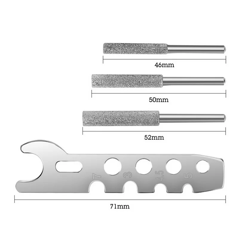 5 шт./компл. комплект для ЗАТОЧКИ ЦЕПНОЙ ПИЛЫ с направляющей вращения адаптер