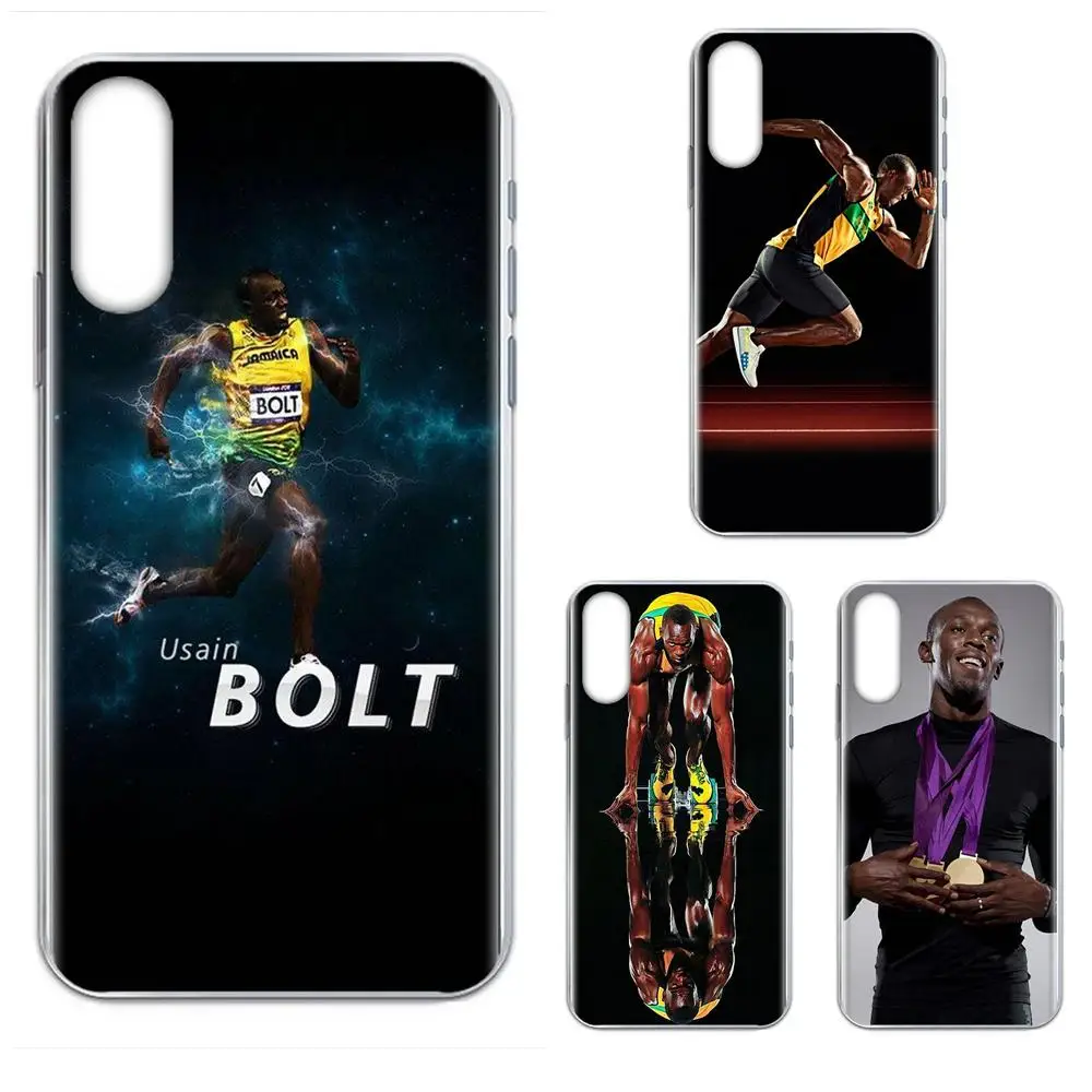 Usain Bolt Jamaican Athlete самый быстрый человек Бег для Huawei Honor Mate 20 p40 lite pro 10i 20i 8S Y9 Y7 Y5 Prime 2019