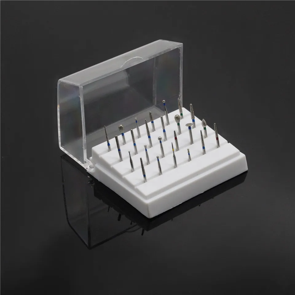 Чехол держатель для стоматологической лаборатории из пластика с 24 отверстиями/24