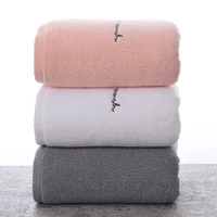 egyptian cotton bathroom towels for adults sweet letters embroidered bath face towel thick cotton gift towels for lovers
