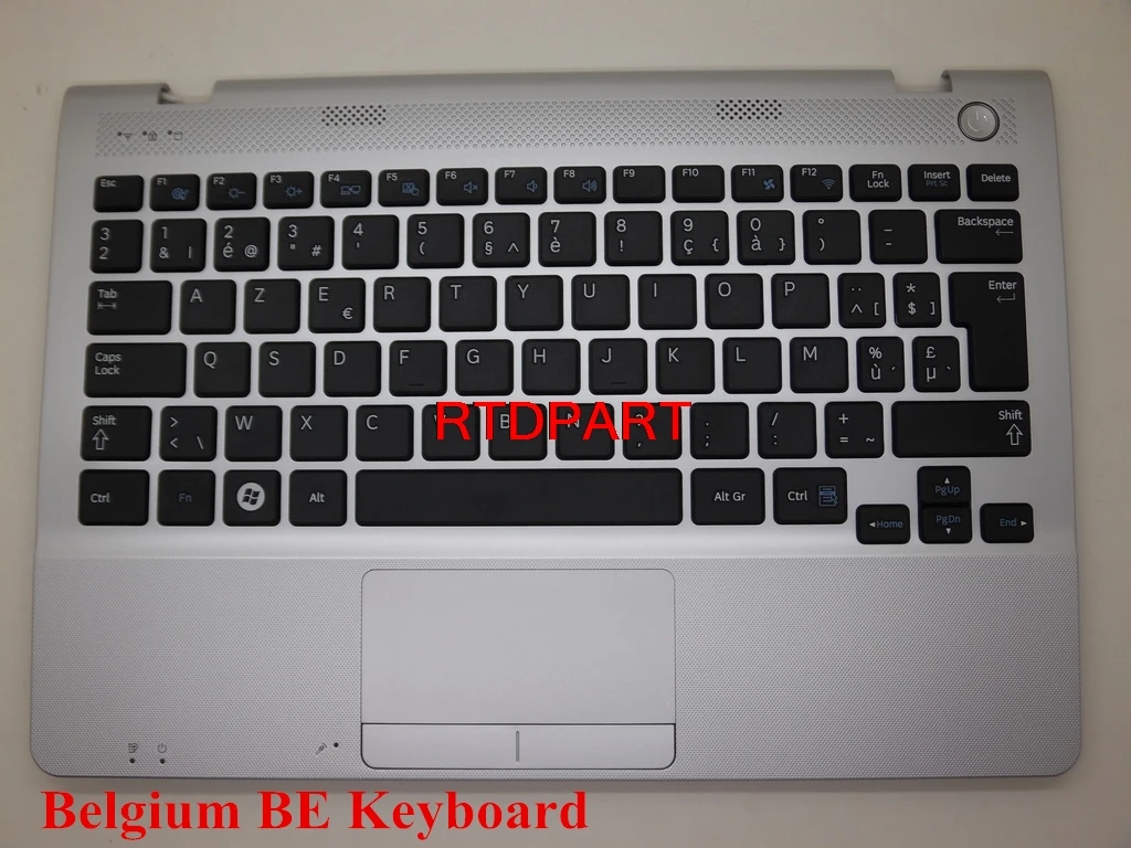 Подставка для ноутбука и клавиатура для samsung NP305U1A NP300U1A 305U1A 300U1A английский США Великобритания Франция FR Корея KR LA BE GR тачпад - Цвет: Belgium BE