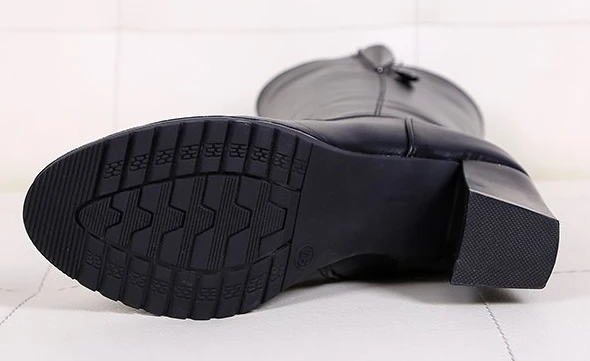 Aleafalling/женские ботинки женские до середины голени из мягкой кожи Уличная обувь на