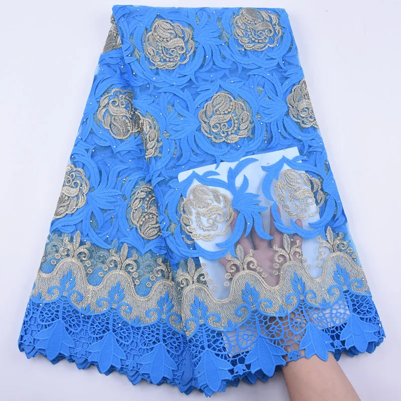 

SJD LACE Tulle Bright Diamond African Lace Fabric New Arrival Embroidery French Lace Fabric Mesh Nigeria For Women Wedding A1916