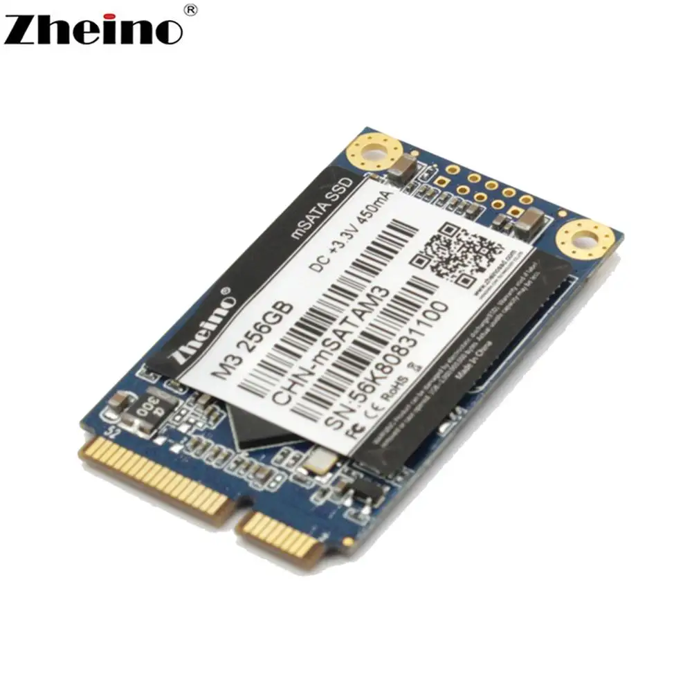 Твердотельный накопитель Zheino mSATA SSD 256 ГБ Новые поступления для настольного
