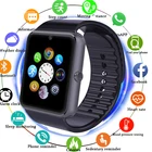 Bluetooth Смарт-часы для мужчин GT08 с сенсорным экраном большая батарея поддержка TF sim-карты камера для IOS iPhone Android телефон PK A1 DZ09