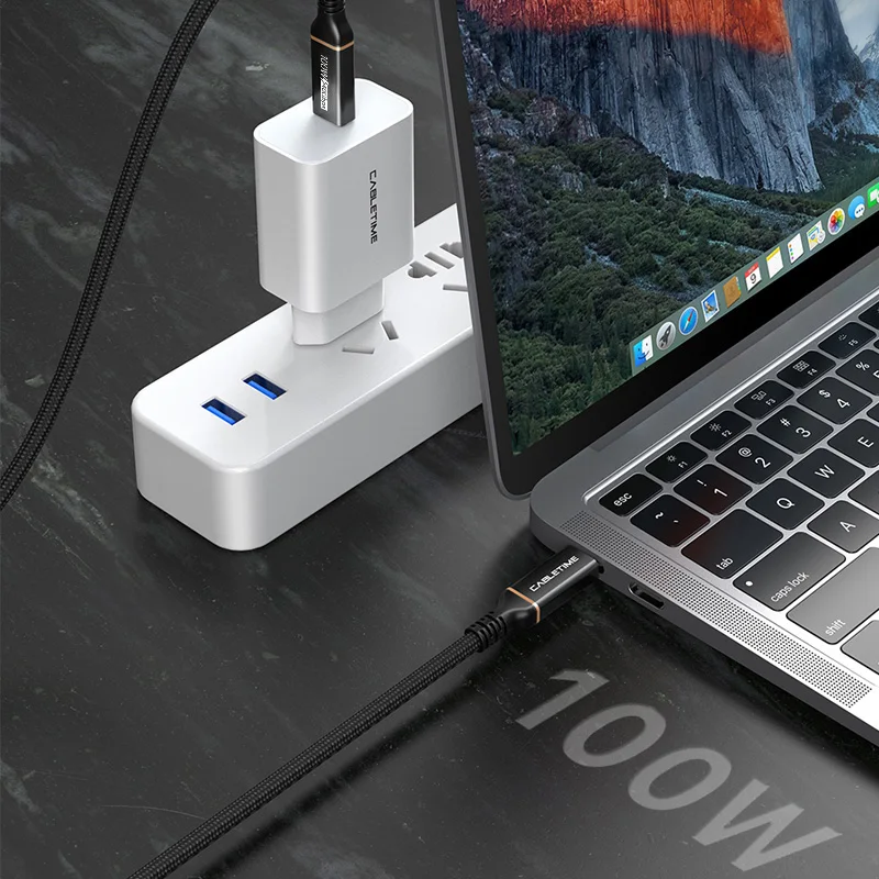 Кабель USB 4 PD 100W USB-IF Сертифицированный 8K 60Hz 40Gbps Type C Быстрая зарядка совместим с
