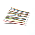 Коннектор JST 1,25 для печатной платы, 2345678910 контактов, штекер с одной головкой 100 мм, разъемы для электронных проводов 28AWG, 10 шт.