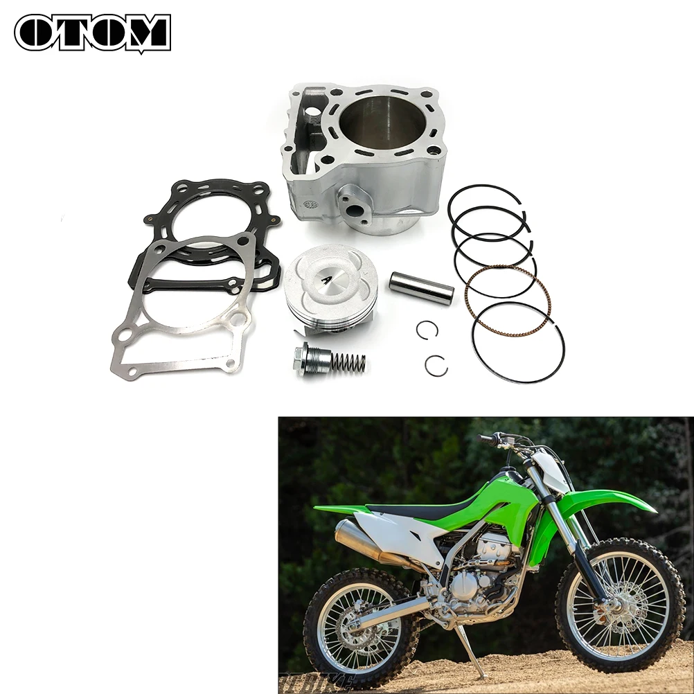 

Детали двигателя OTOM для мотоцикла KAWASAKI KLX300 LONCIN LX300 VOGE 300DS, воздушный блок цилиндров, поршневой комплект, основная головка, Комплект прокладок...