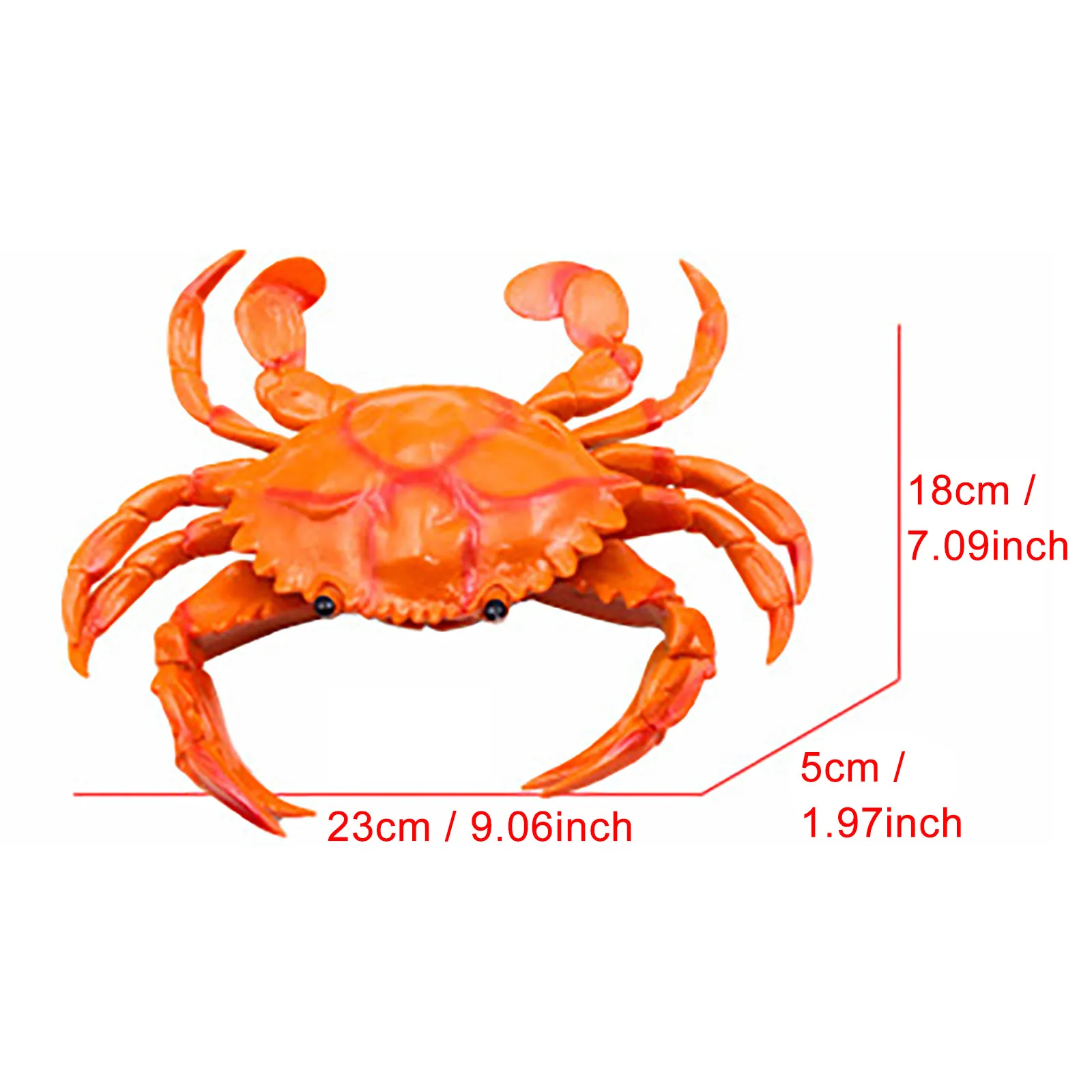 

Realistic Crab Toy Fidget Props Crab Marine Animal Model Simulation Voice Autism Sensory Stress Toy Props Funny Hot Sales!
