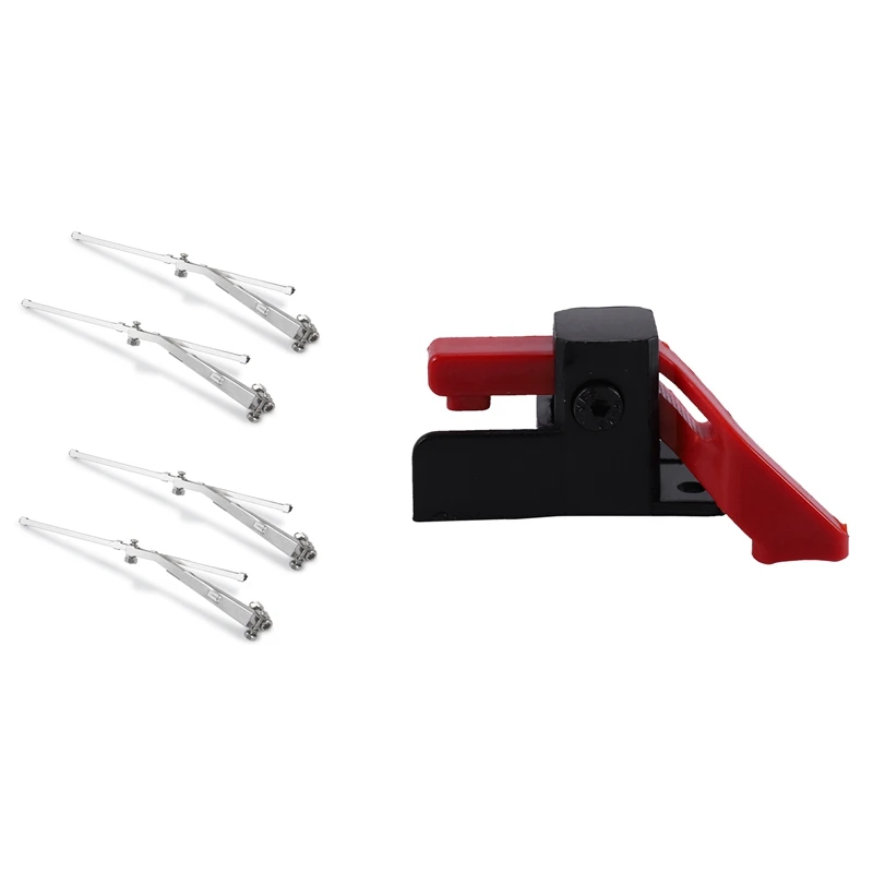 

For TRX-4 ESC Easy Start Trigger Power Switch with 4Pcs Metal Windshield Wiper