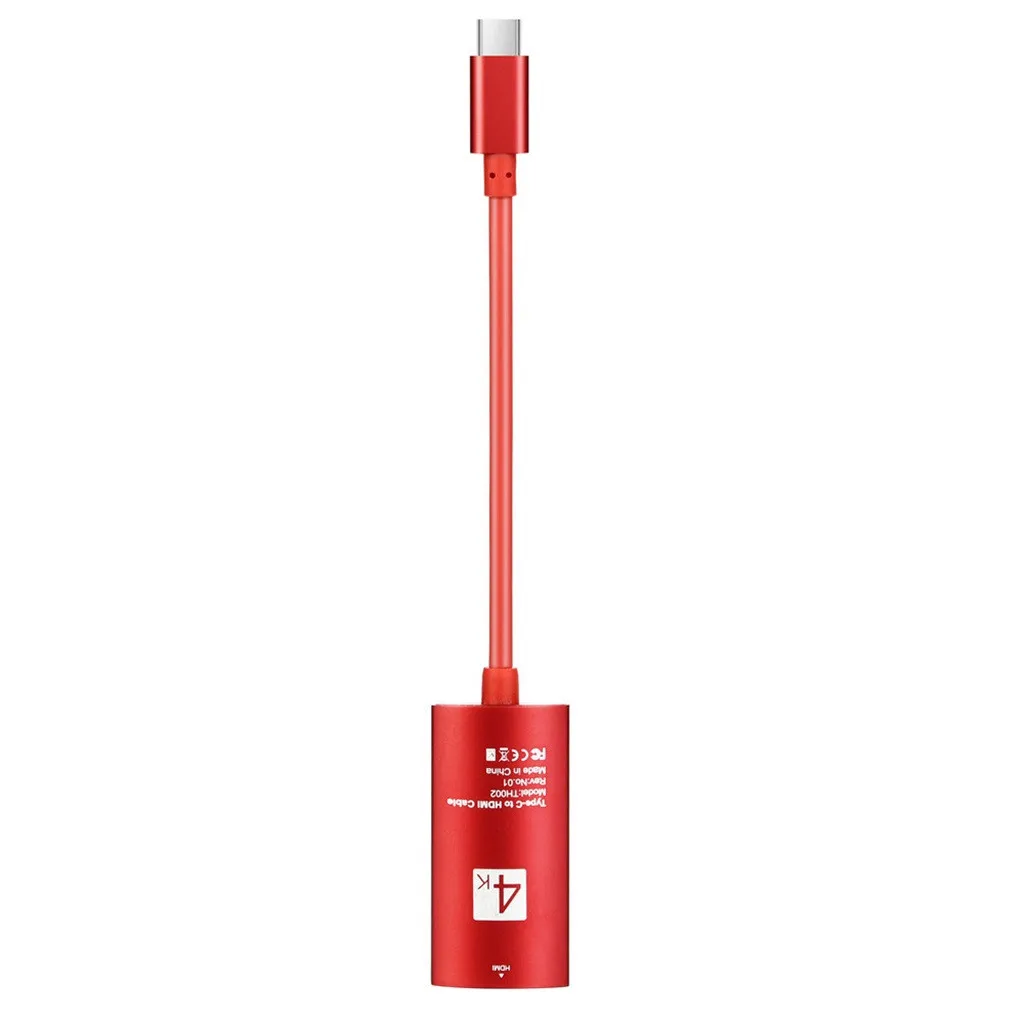Binmer 19,5 см USB 3,1 Тип C USB-C к HDMI 4K кабель HDTV адаптера для samsung Galaxy Note 10/10 плюс Mac Book Air# G1