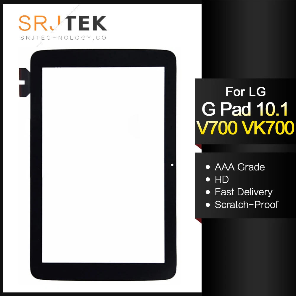 Srjtek 10 1 &quotдля LG G Pad V700 VK700 сенсорный экран дигитайзер Датчик стеклянная панель
