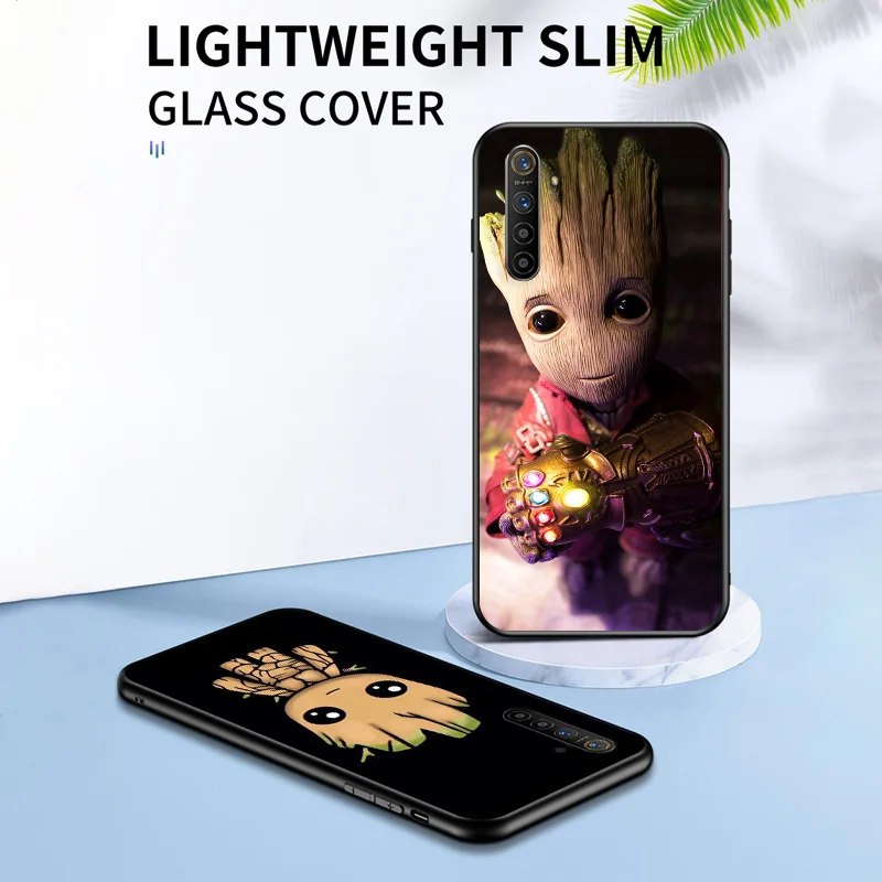 marvel super hero avengers groot for oppo a93 a92 a73 a53s a52 a32 a31 a12e a1k f17 f15 find x2 tpu silicone black phone case free global shipping