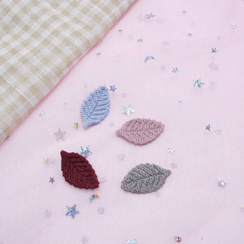 100 шт. мини-патчи с листьями сделай сам зажим для волос серьги аксессуары