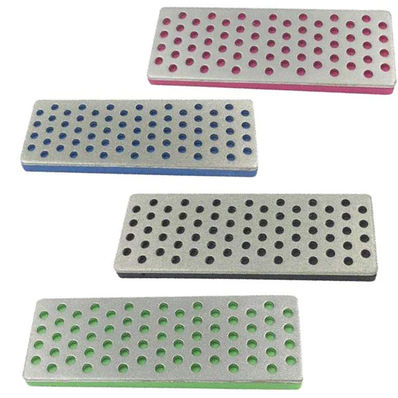 

4 pcs set Diamond Sharpening Stones 1000 500 360 240 Grit Sharpening Stones for Skiing Ice Snowboard Ski Edges Skiing Sharpeners