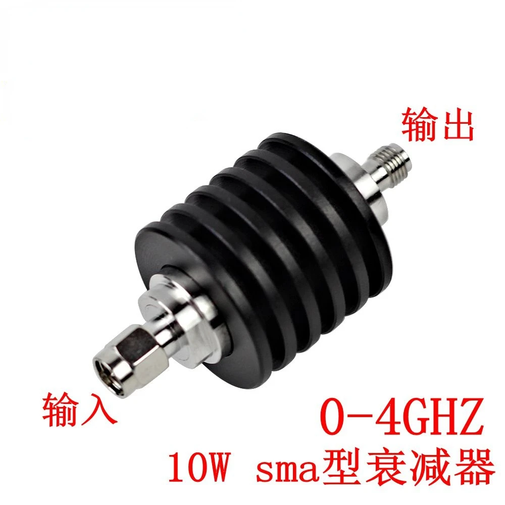 

10W SMA Coaxial Fixed Attenuator 1-40dB Optional DC0- 4GHZ