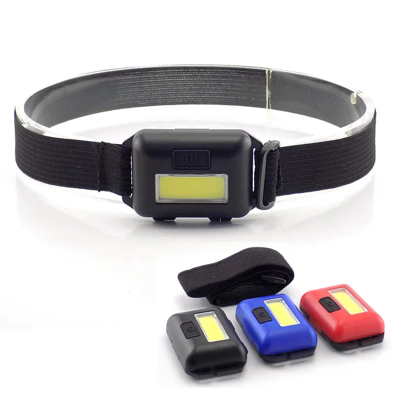 

Mini small COB headlamp AAA battery head light lamp torch lampe frontale headlight flashlight lantern hoofdlamp fishing T1