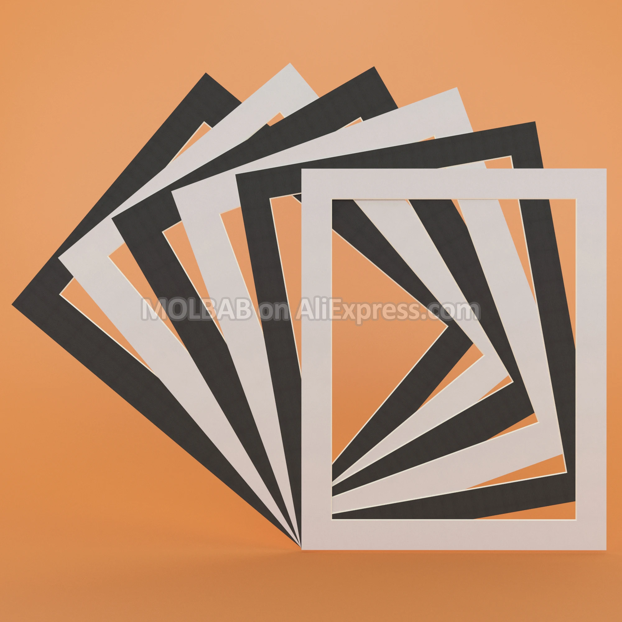 Белые/черные 20X16 дюймовые коврики для фотографий, картон A3A4/16X12, открывающиеся крепления, текстурированная поверхность для фоторамки, перерез 12 шт./лот