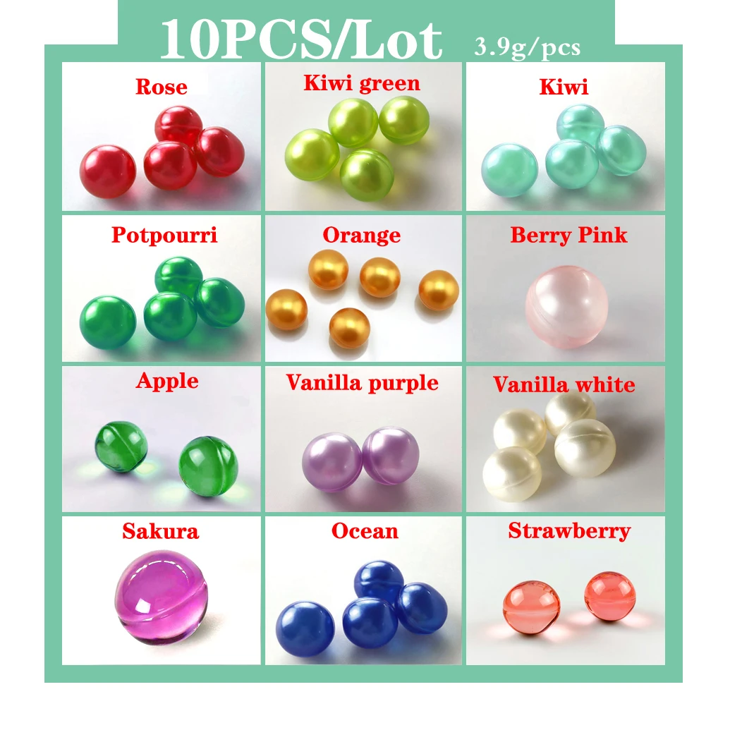 10 шт./лот масло для ванны бусы Эфирное СПА увеличения жемчужная ванна шарик