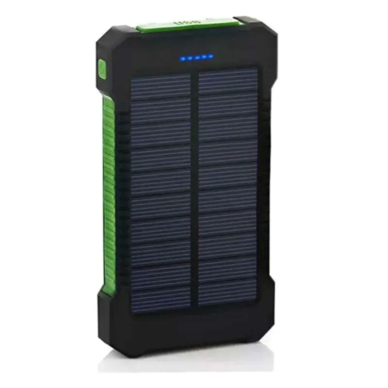 

LED Dual USB Ports Solar Panel Power Bank Case Concise and voge style Charger DIY Kits Box L4MA