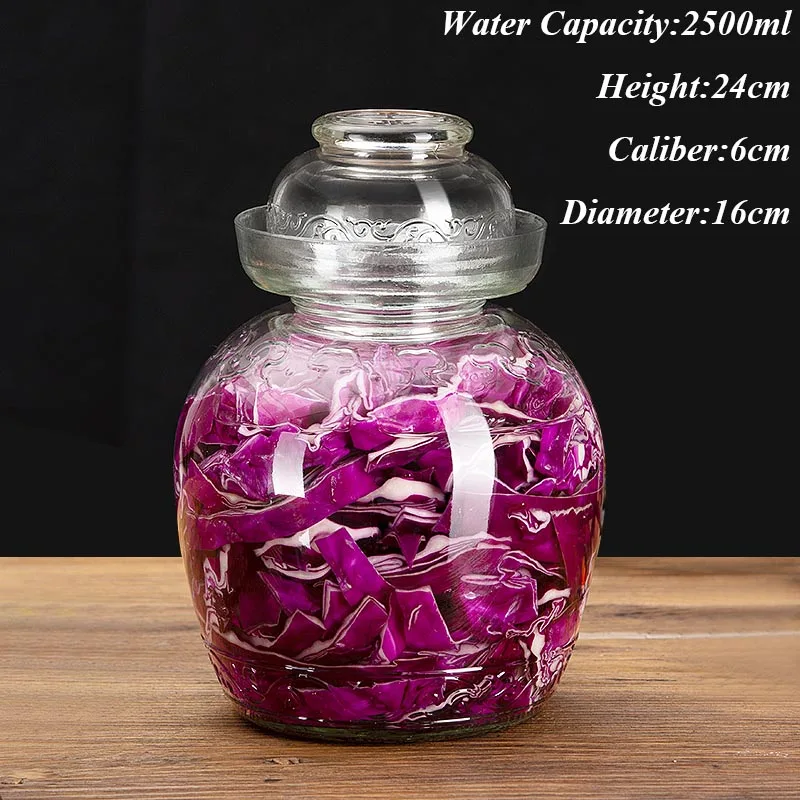 1500 10000 мл утолщаются прозрачная Стекло банки для солений Большие хозяйственные