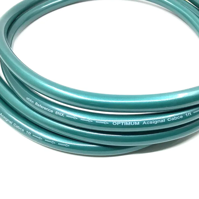 Hi-Fi разъемы RCA из углеродного волокна Ortofon 8N OFCPure Copper intecconnect аудиокабель для AMP