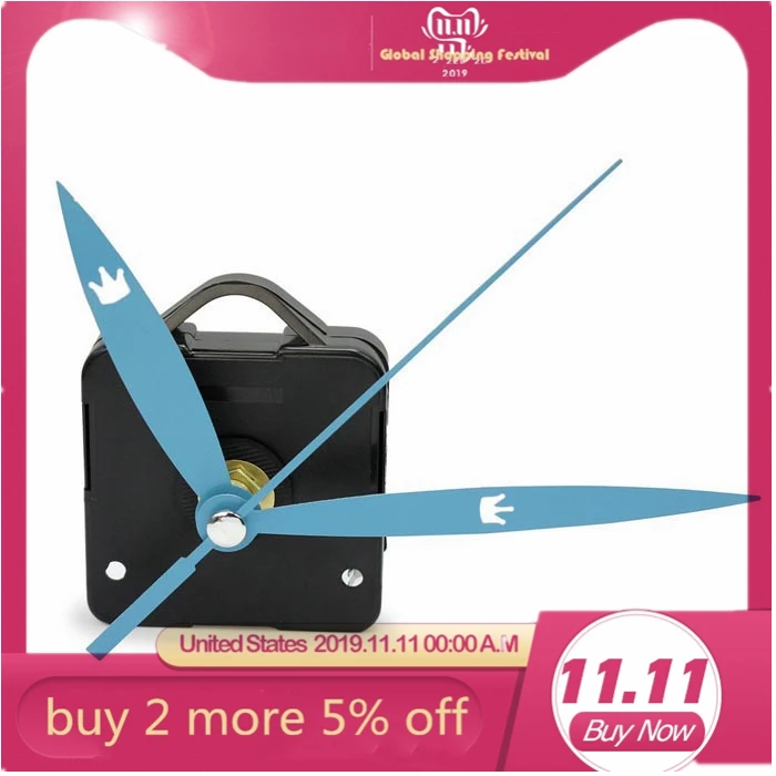 1 комплект тихие большие часы настенные кварцевые механизм движения черный и