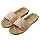 Сланцы Suihyung женские для дома, удобные сандалии, плоская подошва, Повседневные тапочки, тапочки льняные, лето 2021