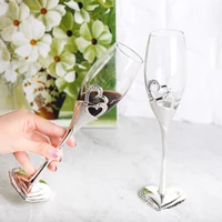 2 Pieces / Set of Wedding Champagne Glasses Toast Glasses Glasses Wedding Party Decoration Wedding Drinking Wine Gifts