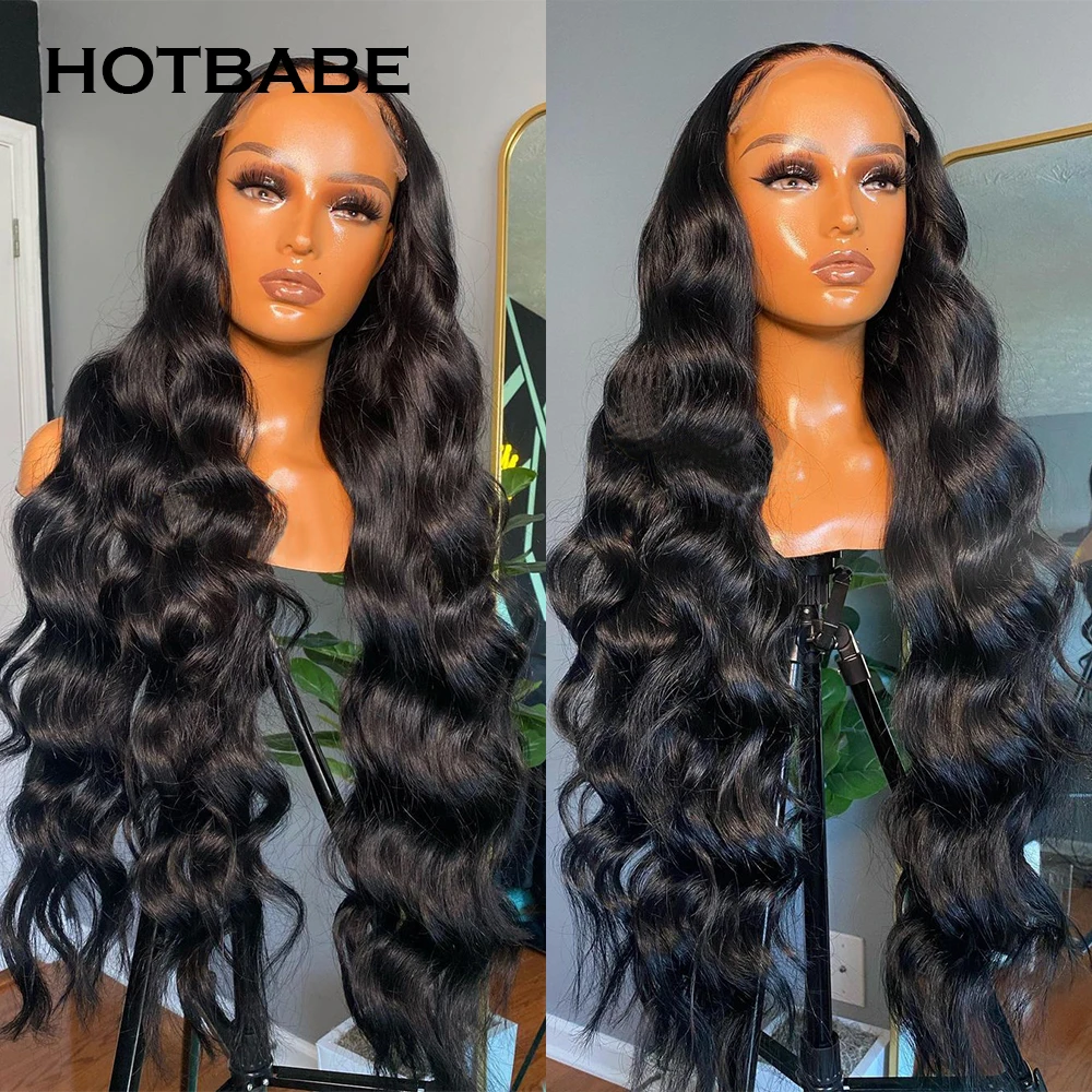 Body Wave 13x6 Lace Front Human Hair Wigs For Black Women HD Lace Frontal Wig Brazilian Pre Plucked 30 Inch Lace Front Wig 180%