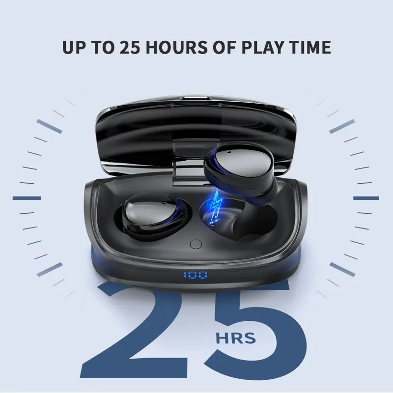 

Kezusiy T8max TWS Wireless Bluetooth Earphone Headphones aptX Earbuds CVC 8.0 Noise Cancelling Headsets With Mic Handsfree