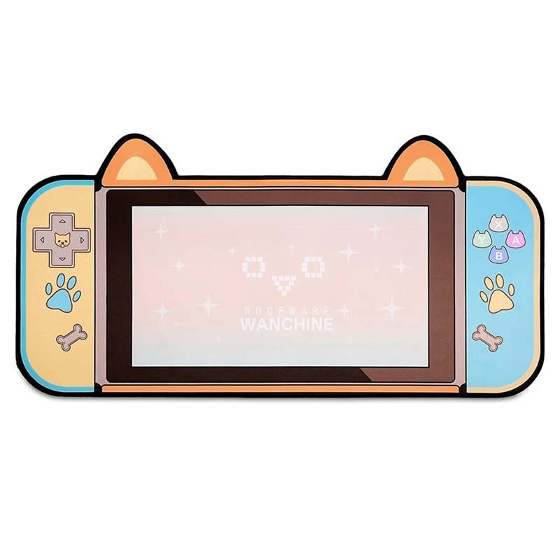 

Computer Mouse Pad with Dog Ears Super Cute Cartoon Non-Slip Mouse Pad Thick and Durable Anti-Slip Pad for Gaming Games