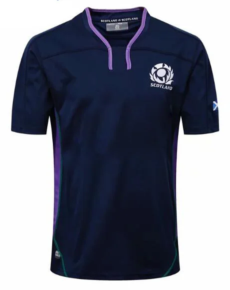SCOTLAND RUGBY RWC Домашняя футболка для регби, размер S-5XL, принт с именами и номерами, высокое качество - Цвет: Небесно-голубой
