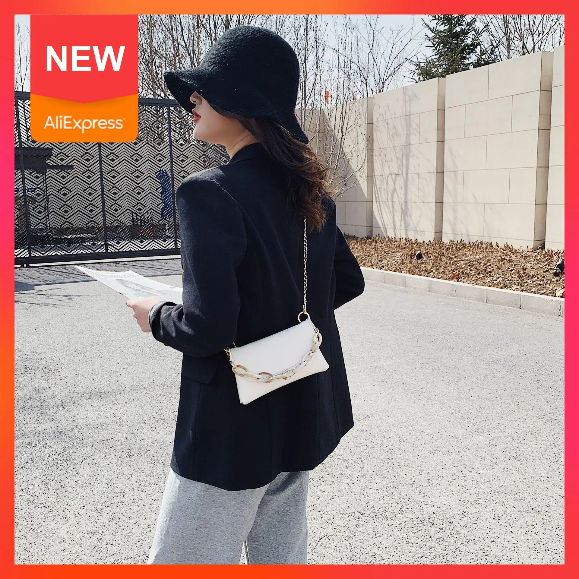 

Женская сумка на плечо, маленькая квадратная сумка через плечо с цепочкой, лето 2020